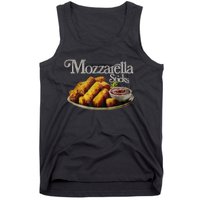 Mozzarella Sticks 90s Mozzarella Stick Lover Bread Tank Top