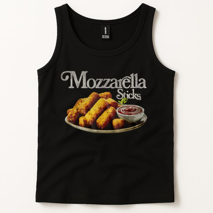 Mozzarella Sticks 90s Mozzarella Stick Lover Bread Tank Top