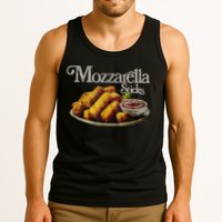 Mozzarella Sticks 90s Mozzarella Stick Lover Bread Tank Top
