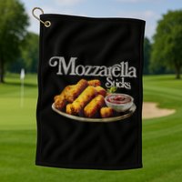Mozzarella Sticks 90s Mozzarella Stick Lover Bread Golf Towel