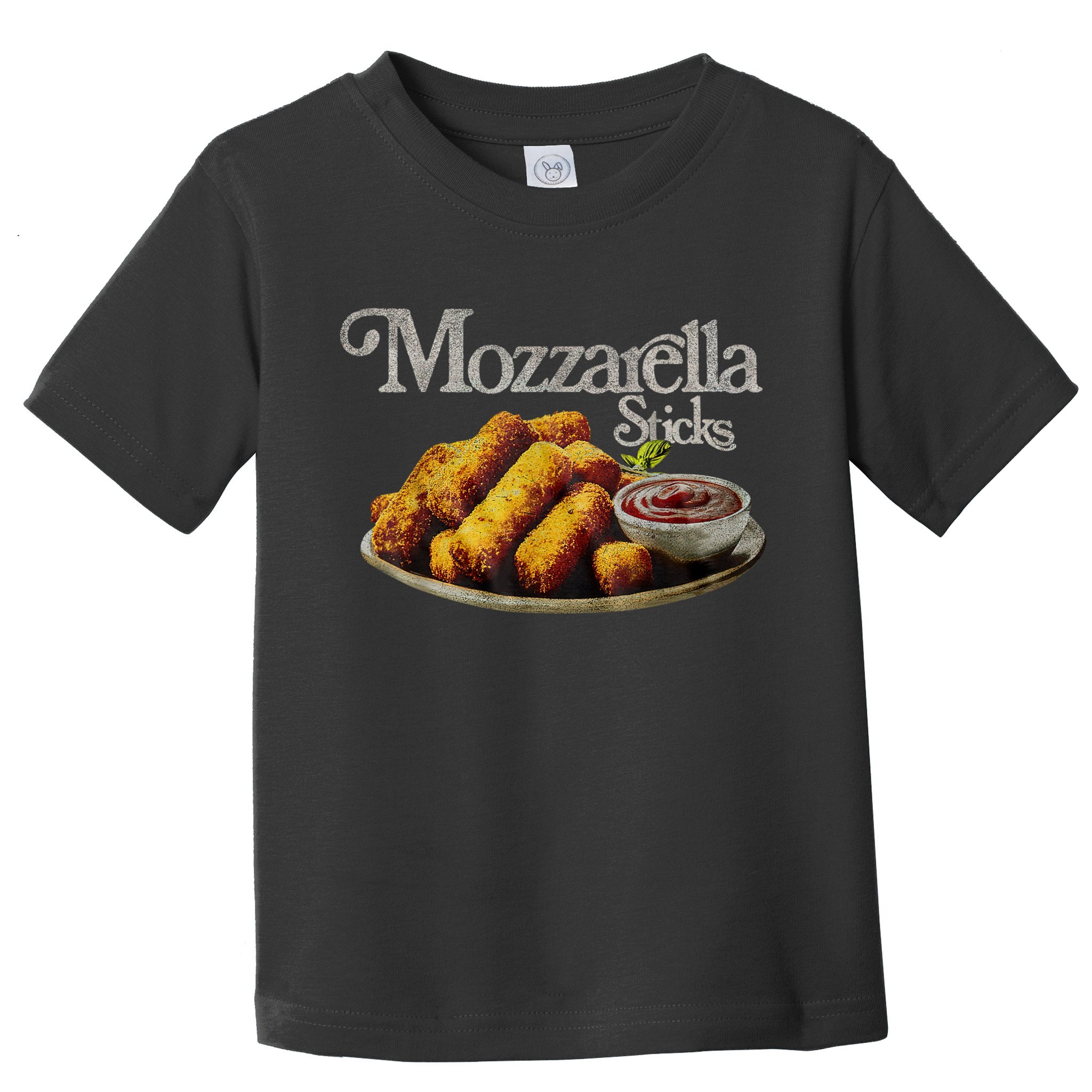 Mozzarella Sticks 90s Mozzarella Stick Lover Bread Toddler T-Shirt