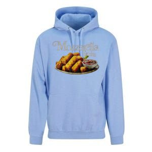 Mozzarella Sticks 90s Mozzarella Stick Lover Bread Unisex Surf Hoodie