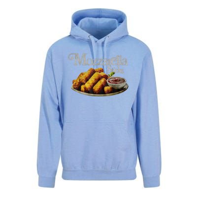 Mozzarella Sticks 90s Mozzarella Stick Lover Bread Unisex Surf Hoodie