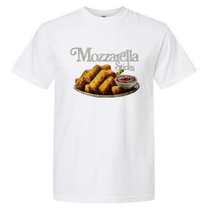 Mozzarella Sticks 90s Mozzarella Stick Lover Bread Garment-Dyed Heavyweight T-Shirt