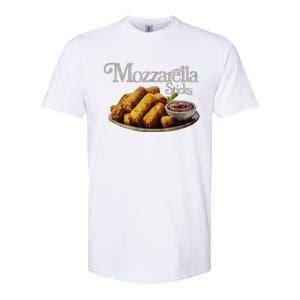 Mozzarella Sticks 90s Mozzarella Stick Lover Bread Softstyle CVC T-Shirt