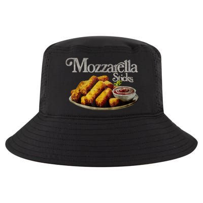 Mozzarella Sticks 90s Mozzarella Stick Lover Bread Cool Comfort Performance Bucket Hat