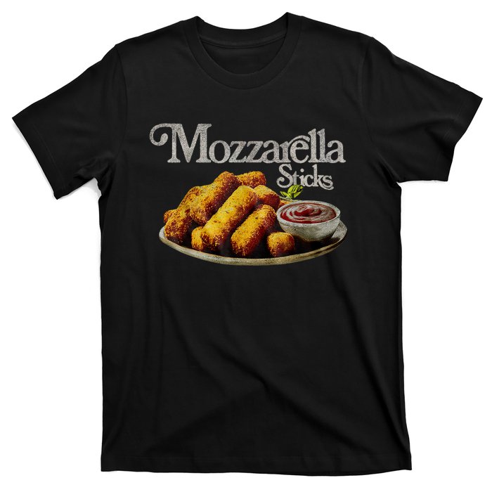 Mozzarella Sticks 90s Mozzarella Stick Lover Bread T-Shirt