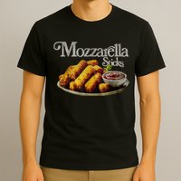 Mozzarella Sticks 90s Mozzarella Stick Lover Bread T-Shirt
