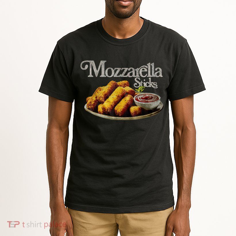 Mozzarella Sticks 90s Mozzarella Stick Lover Bread Tall T-Shirt