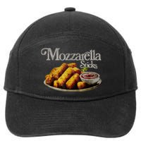 Mozzarella Sticks 90s Mozzarella Stick Lover Bread 7-Panel Snapback Hat