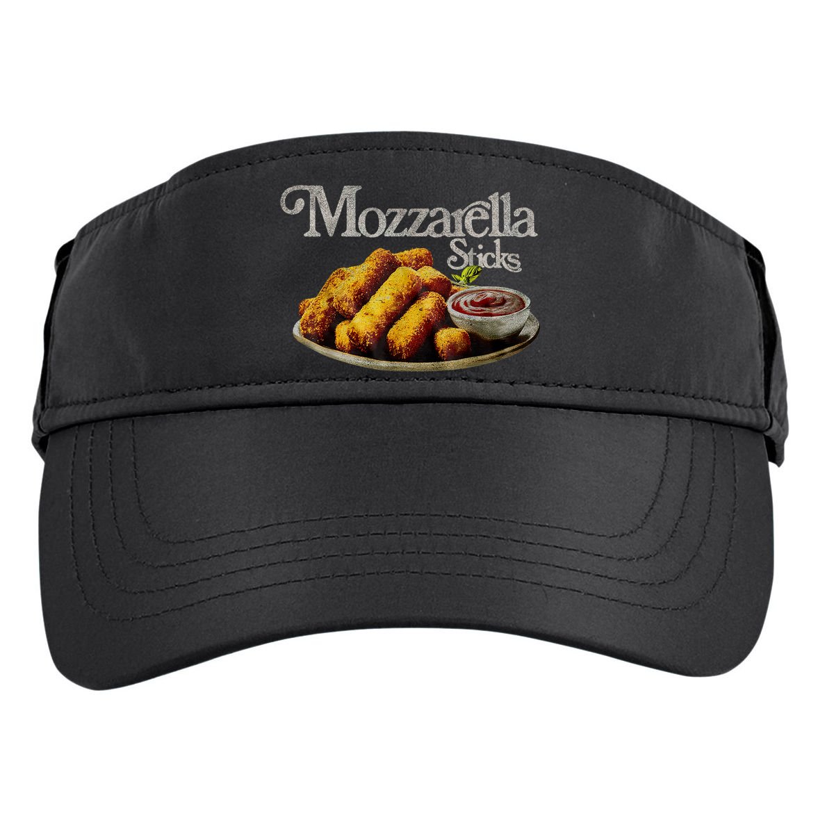 Mozzarella Sticks 90s Mozzarella Stick Lover Bread Adult Drive Performance Visor