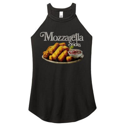 Mozzarella Sticks 90s Mozzarella Stick Lover Bread Women's Perfect Tri Rocker Tank