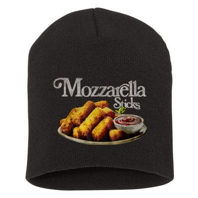 Mozzarella Sticks 90s Mozzarella Stick Lover Bread Short Acrylic Beanie