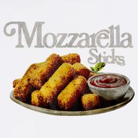 Mozzarella Sticks 90s Mozzarella Stick Lover Bread Garment-Dyed Sweatshirt