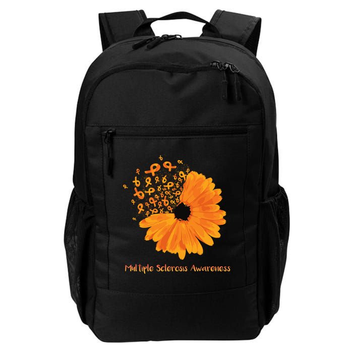 Multiple Sclerosis Awareness Ribbon Flower Ms Hope Fighter Gift Backpack