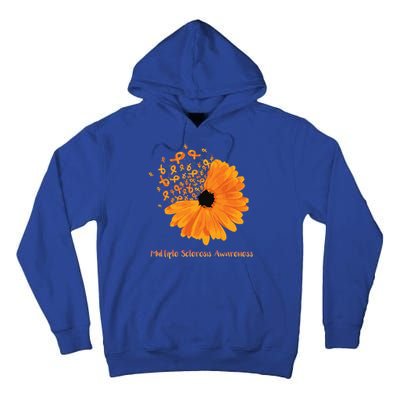 Multiple Sclerosis Awareness Ribbon Flower Ms Hope Fighter Gift Tall Hoodie