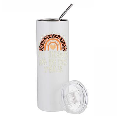 My Students Are 100 Days Smarter 100th Day Of School Teacher Stainless Steel Tumbler