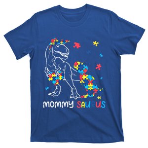 Mommy Saurus Autism Awareness Autistic Dinosaur Family Gift T-Shirt