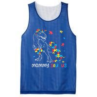 Mommy Saurus Autism Awareness Autistic Dinosaur Family Gift Mesh Reversible Basketball Jersey Tank