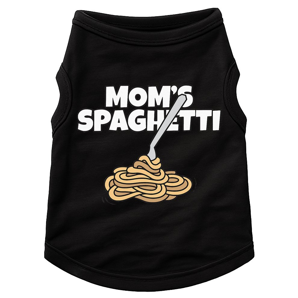 Moms Spaghetti And Meatballs Love Italian Food Gifts Foodies Doggie Tank