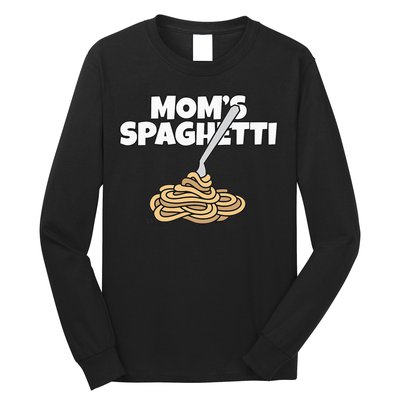 Moms Spaghetti And Meatballs Love Italian Food Gifts Foodies Long Sleeve Shirt