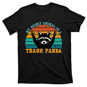 My Spirit Animal Is A Trash Panda Funny Raccoon T-Shirt