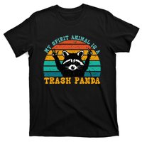 My Spirit Animal Is A Trash Panda Funny Raccoon T-Shirt