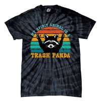 My Spirit Animal Is A Trash Panda Funny Raccoon Tie-Dye T-Shirt