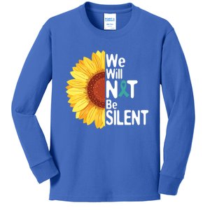 Metoo Sexual Assault Awareness Gift Me Too #Metoo Great Gift Kids Long Sleeve Shirt