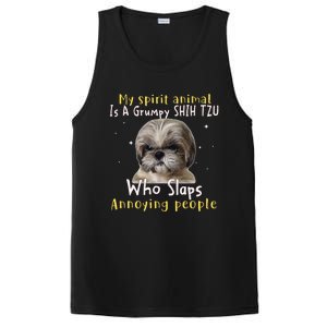 My Spirit Animal Is A Grumpy Shih Tzu Shih Tzu Lovers PosiCharge Competitor Tank