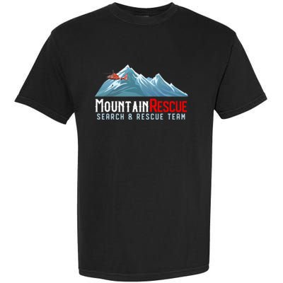 Mountain Search And Technical Rescue Team Sar Trt Uniform Gift Garment-Dyed Heavyweight T-Shirt