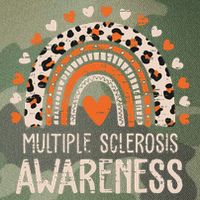 Multiple Sclerosis Awareness Ms Awareness Rainbow Support Legacy Tie Dye Trucker Hat