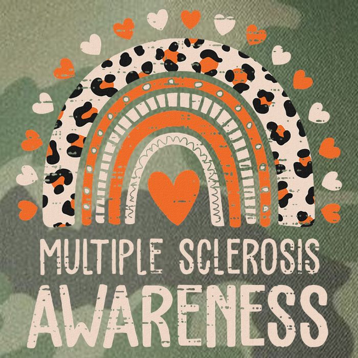 Multiple Sclerosis Awareness Ms Awareness Rainbow Support Legacy Tie Dye Trucker Hat