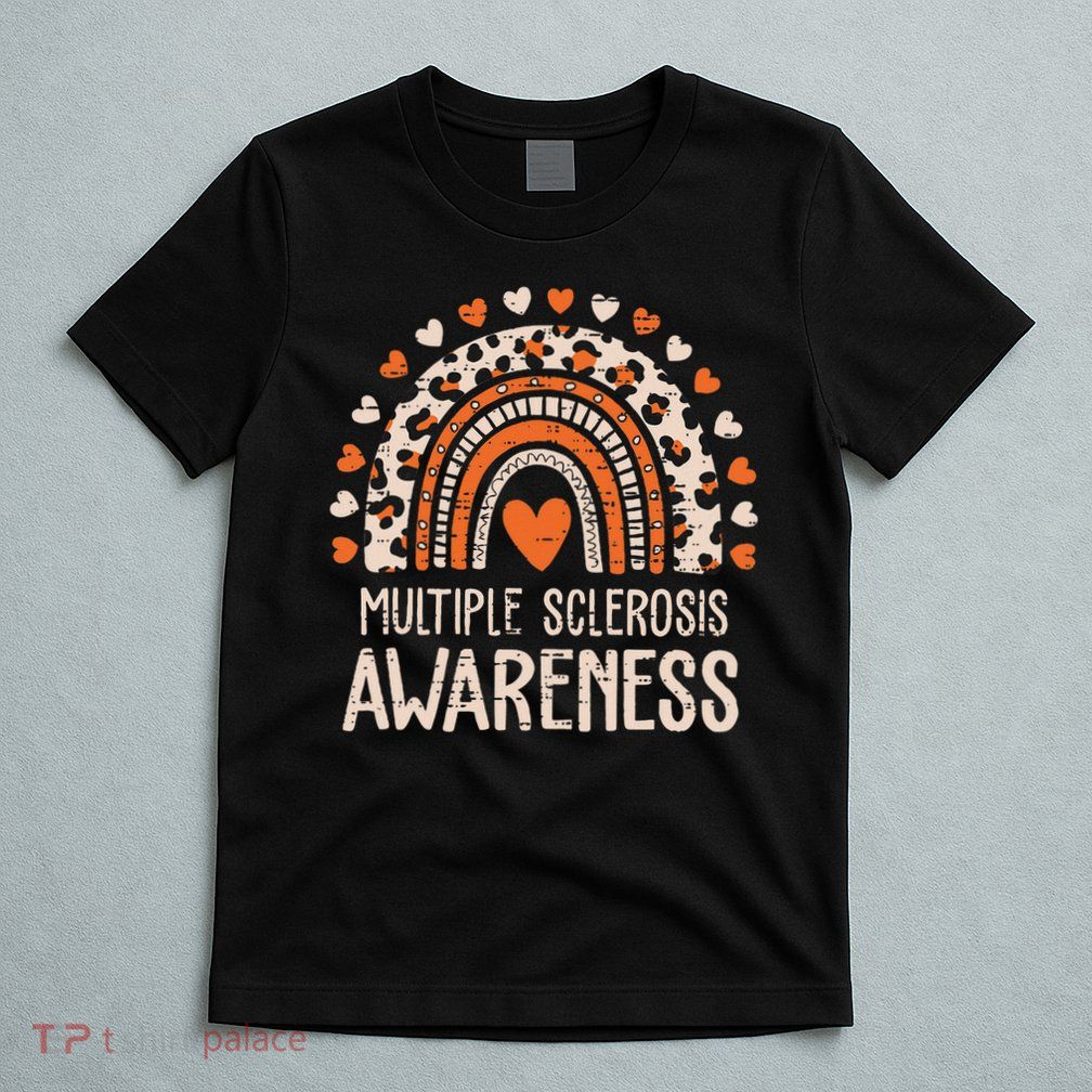 Multiple Sclerosis Awareness Ms Awareness Rainbow Support T-Shirt