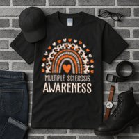 Multiple Sclerosis Awareness Ms Awareness Rainbow Support Tall T-Shirt