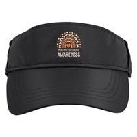 Multiple Sclerosis Awareness Ms Awareness Rainbow Support Adult Drive Performance Visor