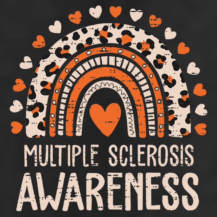 Multiple Sclerosis Awareness Ms Awareness Rainbow Support Adult Drive Performance Visor