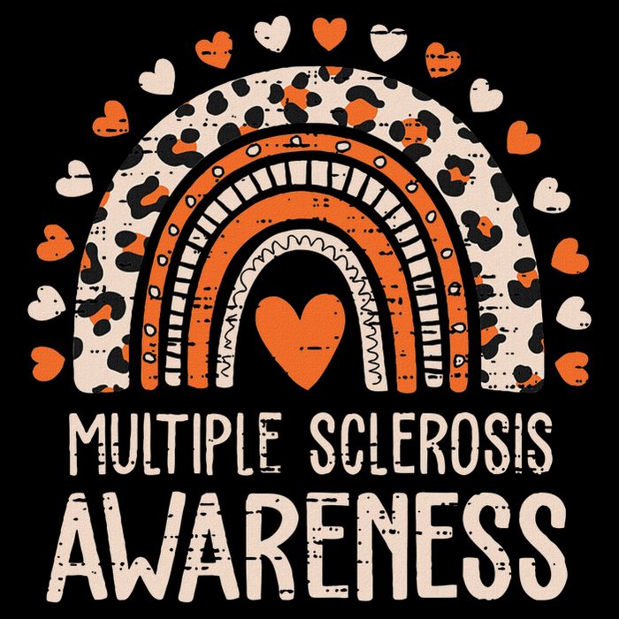 Multiple Sclerosis Awareness Ms Awareness Rainbow Support 16 in Basic Backpack