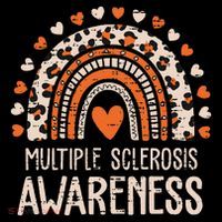 Multiple Sclerosis Awareness Ms Awareness Rainbow Support Poster