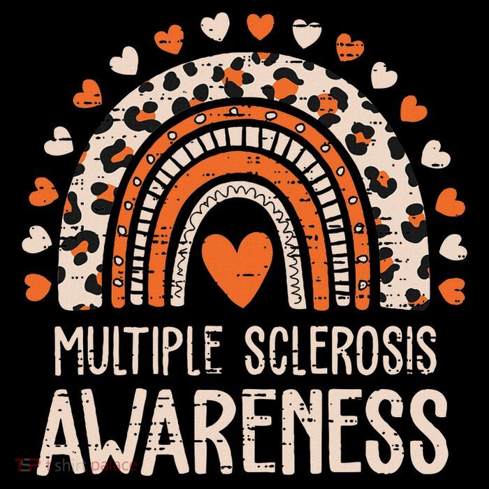 Multiple Sclerosis Awareness Ms Awareness Rainbow Support Poster