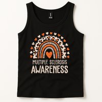 Multiple Sclerosis Awareness Ms Awareness Rainbow Support Tank Top
