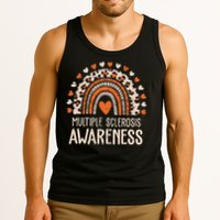 Multiple Sclerosis Awareness Ms Awareness Rainbow Support Tank Top