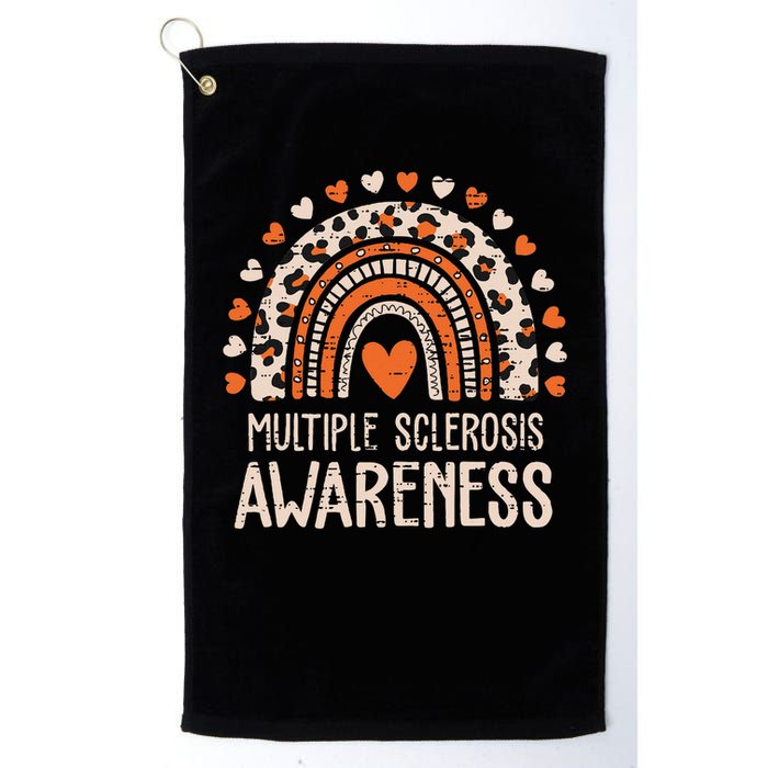 Multiple Sclerosis Awareness Ms Awareness Rainbow Support Golf Towel