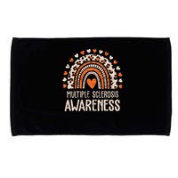 Multiple Sclerosis Awareness Ms Awareness Rainbow Support Microfiber Hand Towel