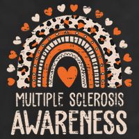 Multiple Sclerosis Awareness Ms Awareness Rainbow Support Microfiber Hand Towel