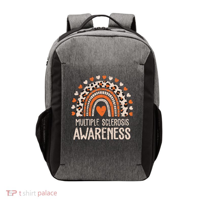 Multiple Sclerosis Awareness Ms Awareness Rainbow Support Vector Backpack