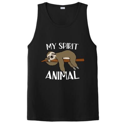 My Spirit Animal Is A Sloth PosiCharge Competitor Tank