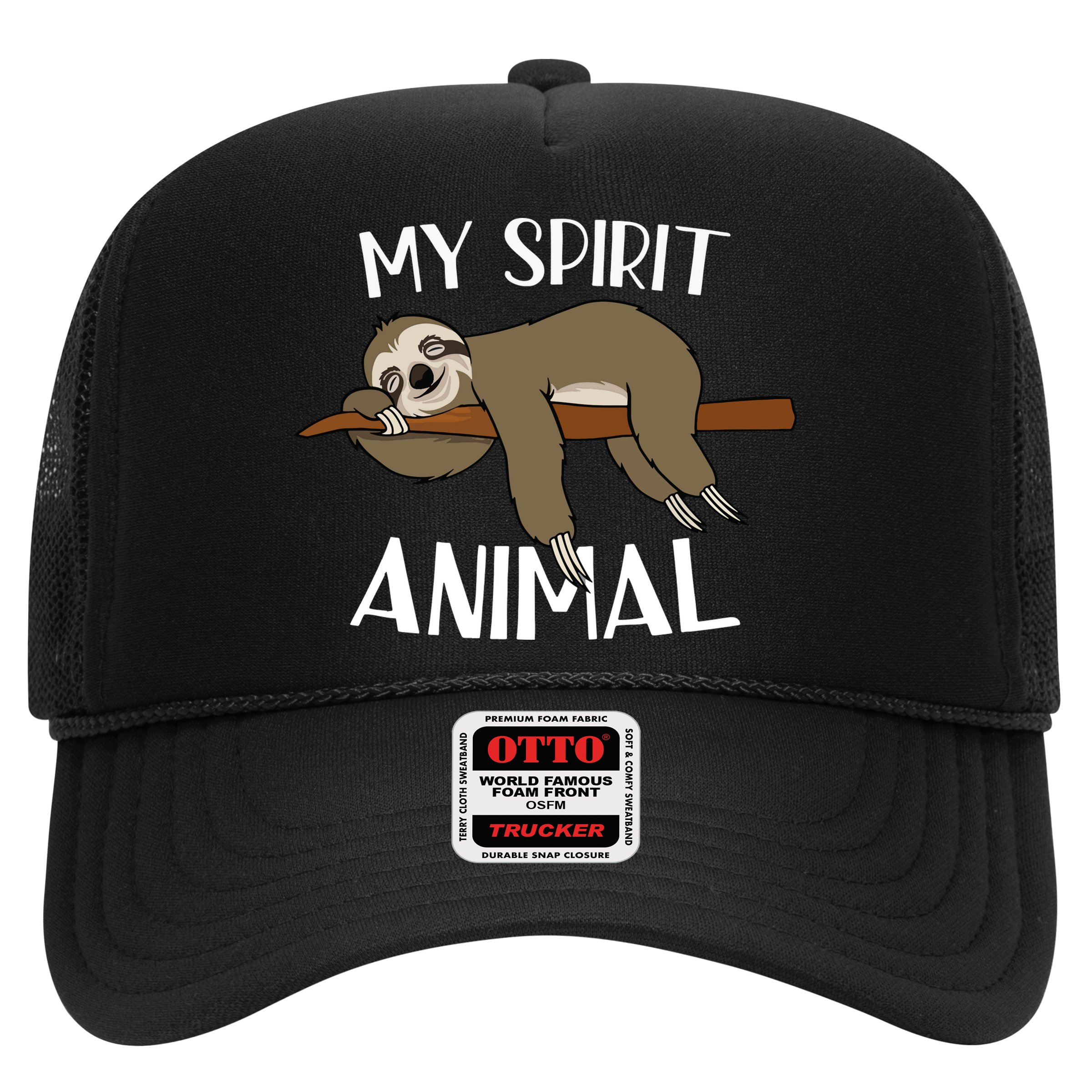 My Spirit Animal Is A Sloth Trucker Hat