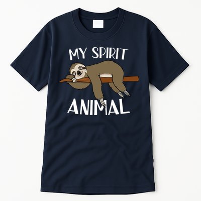My Spirit Animal Is A Sloth Tall T-Shirt