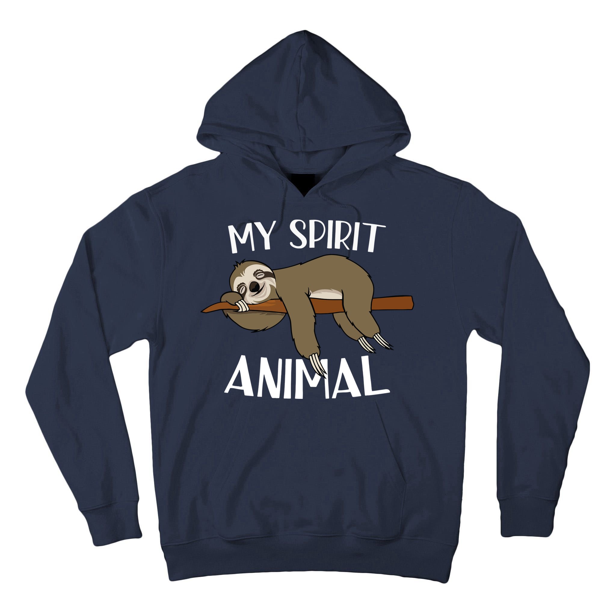 My Spirit Animal Is A Sloth Tall Hoodie
